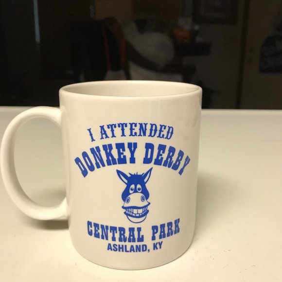 Ashland KY, Central Park Donkey Derby Coffee Mug - Picture 3 of 8